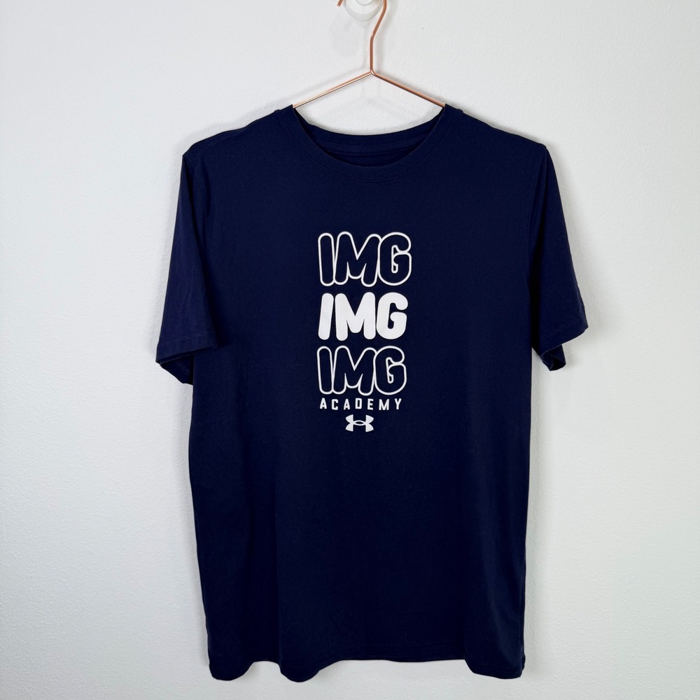 Under Armour IMG Academy Youth XL Navy Blue Short Sleeve Performance T-Shirt YXL